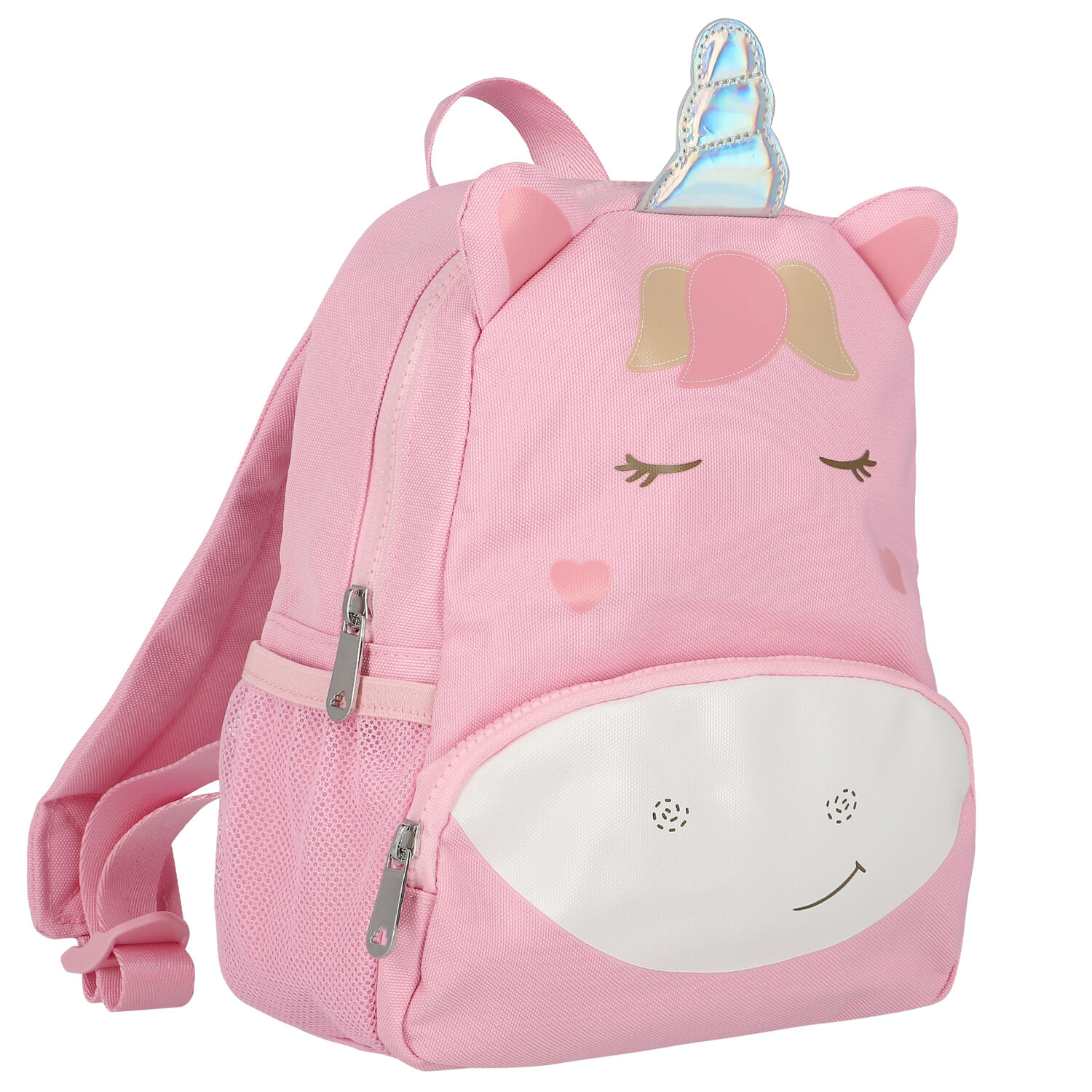 Girls Pink Unicorn Backpack, 1, hi-res image number null